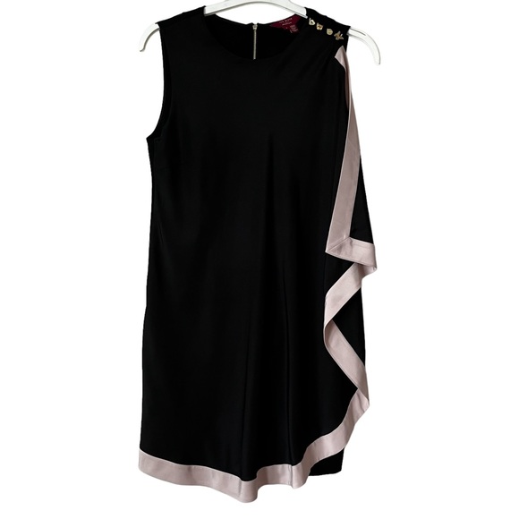 Ted Baker Dresses & Skirts - Ted Baker Black Bolty Draped Cocktail Dress
